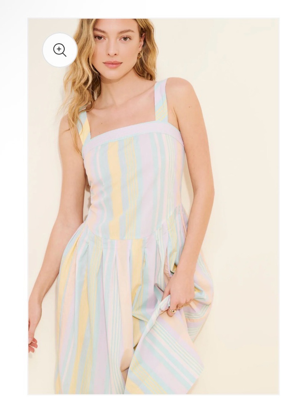Free People
Primavera Stripe Cotton Midi Dress